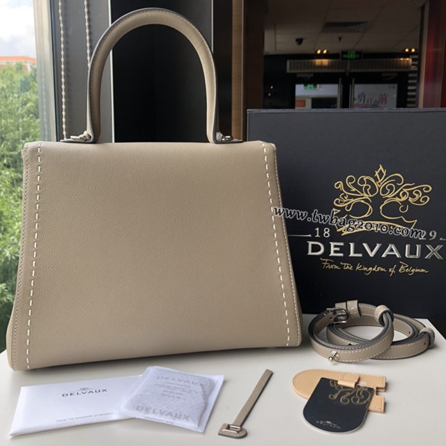 Delvaux經典款系列brillant德爾沃專櫃togo皮手縫蠟線大號手提肩背女包 bxs1041